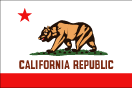 California map logo - California state flag